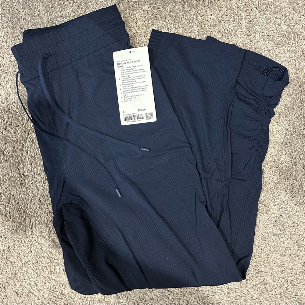 Beyond the Studio Crop Pant New With Tags!